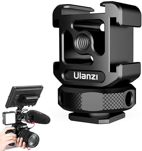 ULANZI PT-12 Triple Cold Shoe Mounts Plate Microphone Led Video