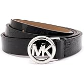 Michael Kors Womens .75 Inch Logo Skinny Belt, Stylish Fashion Accessory for Everyday Wear