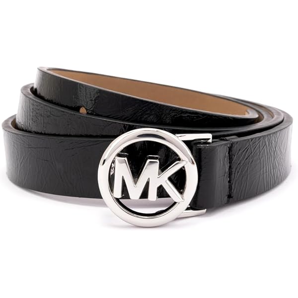 Michael Kors Womens Rhinestone Belt Reversible Silver/Black  display picture 1