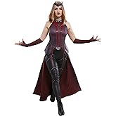 Cospaly.fm Women&rsquo;s Heroine Sleeveless Coat Cosplay Costume with Outer Skirt and Long Gloves