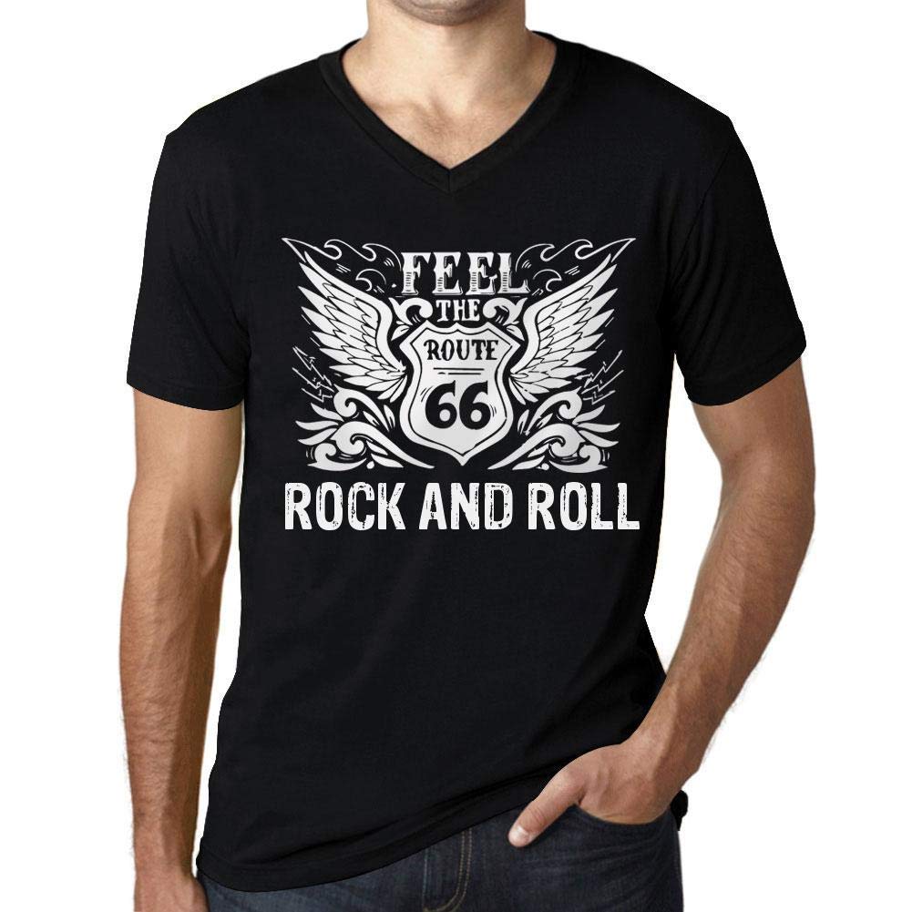 Doohcwbdj S Cool T Graphic T Shirt Feel The Rock And Roll Black Teevimy