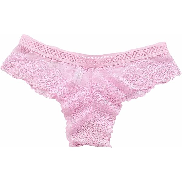 APEXFWDT 3PC Women Lace Underwear Sexy Breathable Hipster Panties Seamless Bikini Briefs Multipack Floral Lace Panties