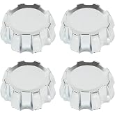 4 Pcs Chrome Wheel Center Hub Caps for Chevrolet | for Silverado 2500 3500 HD 2015-2019