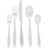Ginkgo International Fontur 20-Piece Stainless Steel Flatware Place Setting Service for 4