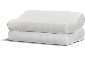 Tempur-Pedic TEMPUR-Ergo Neck Pillow, Medium Profile, White