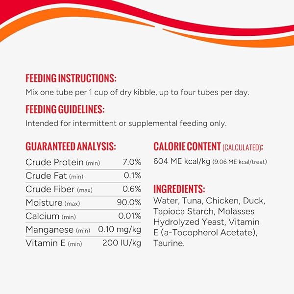 GOOD ‘N’ TASTY TRIPLE FLAVOR PUREE MIX-INS DOG FOOD TOPPER TREATS FOR ALL DOGS, 28 COUNT, EASY SINGLE-SERVE PORTIONS, ADDED PROTEIN WITH TUNA, CHICKEN AND DUCK