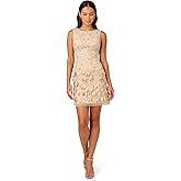 Adrianna Papell Women's Beaded Sheath Dress