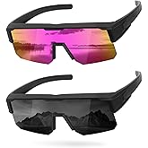 GRFISIA Polarized Fit Over Glasses Sunglasses for Men Women, UV Protection Sports Wrap Around for Driving Cycling Fishing