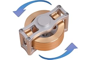 SAMISOLER Desk-Kinetic-Toys Cool-Gadgets for Fidget: 20Mins Spinning-Tops, Cool-Stuff Figet Game for Adult Teen Children Kid, Optical-Illusion Stress Relief Gifts for Man Women Office School Home Christmas