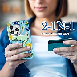 Petocase for iPhone 16 Pro Wallet Case Card Holder