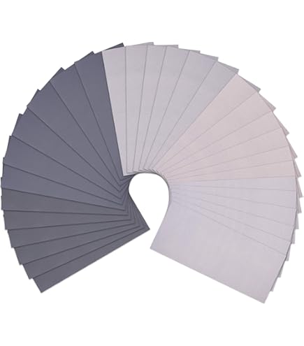 BE-TOOL Lot De 10 Papiers Abrasifs Imperméables à Sec Et