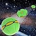 NDJK Flying UFO Flat Throw Disc Ball With LED Light Soft Kids Outdoor Game(Green)