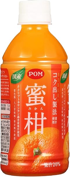 Amazon えひめ飲料 Pom 蜜柑 コク出し製法果汁使用 350ml 24本 Pom ポン 野菜ジュース フルーツジュース 通販