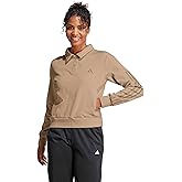 adidas Women's Iconic 3-Stripes Snap Track Top