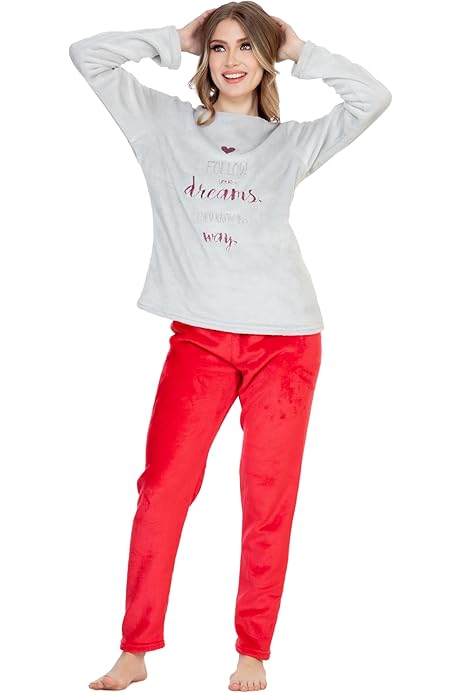 Algodón Pijamas De Invierno Mujer Amazon Pijama Stitch Mujer