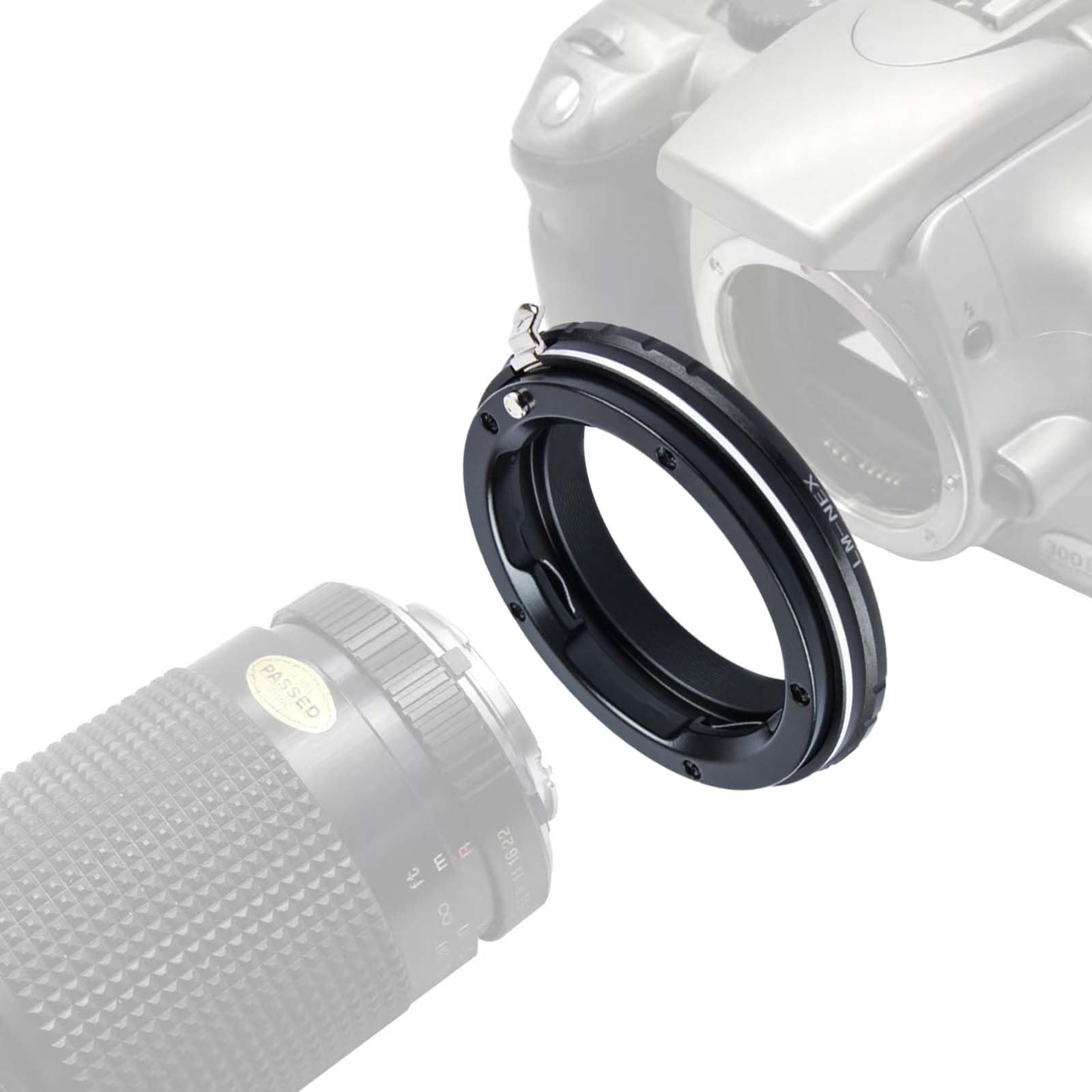 LM to NEX adapter Compatible with for Leica M LM Lens & for Sony E NEX Mount Camera Body,Fits for Sony Alpha A6000 A6300 A6500 A7 A5000 A5100 α7, α7R, α7S, α7 II, α7R II etc