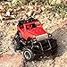 BeebeeRun Remote Control Car, 1:43 Scale Mini Jeep Vehicle for Kids, RC Sports Racing Hobby for Boys Girls (Red)