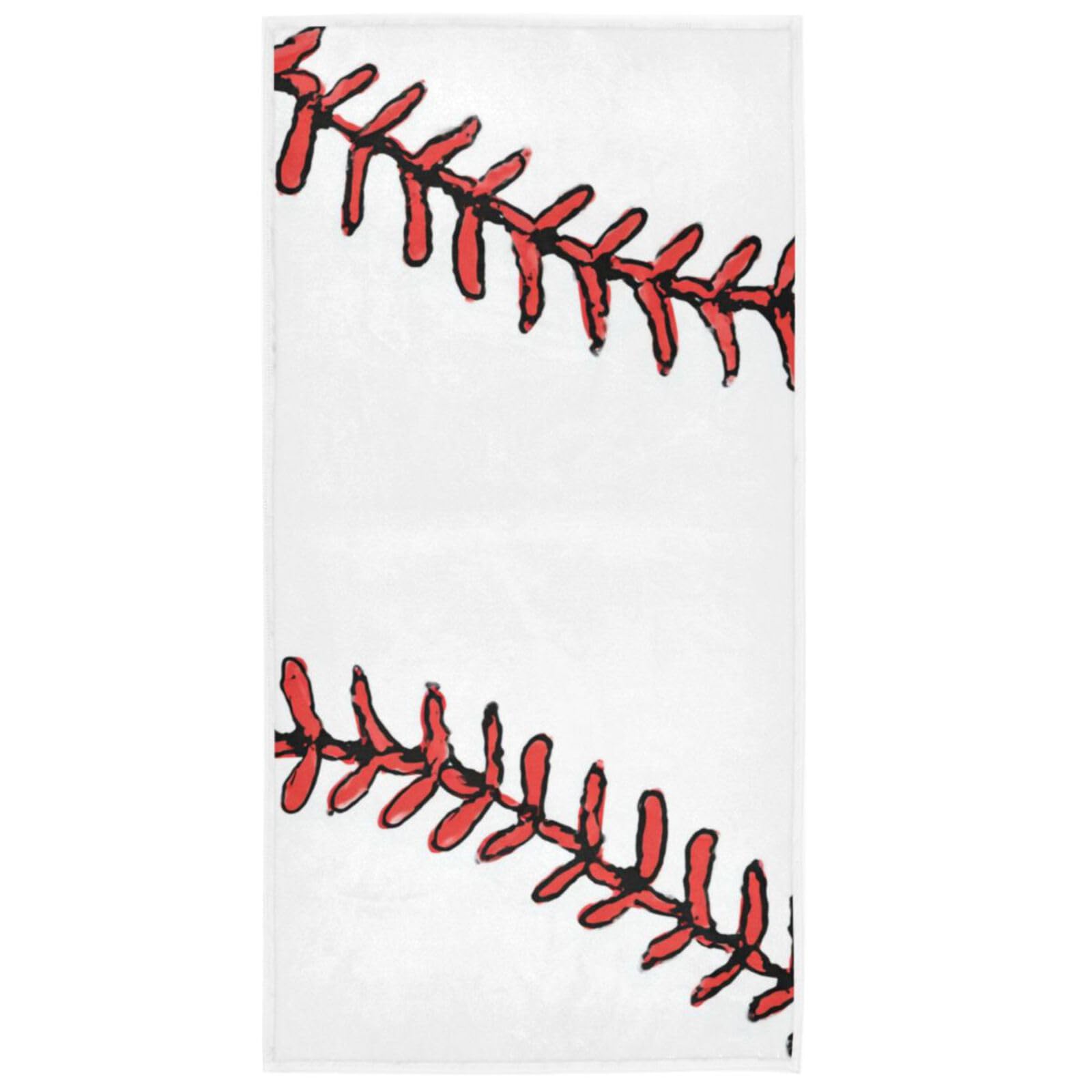 Wamika Baseball Hand Towels Sports Ball Lace Face Towel Soft Thin Guest Towel Portable Kitchen Tea Towels Dish Washcloths Bath Decorations Housewarming Gifts 16 X 30 in