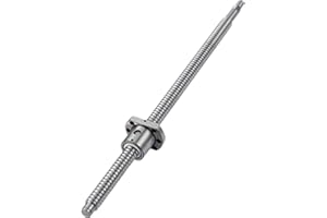 CREABYGIRLS Anti Backlash Ballscrews RM1605-300mm/11.8 inch C7 Grade Precision Ballscrew Kit SFU1605 300mm Diameter 16mm Pitch 5mm with SFU1605 Ballnut