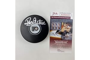 HALL OF FAME SPORTS MEMORABILIA Autographed/Signed Ron Hextall Philadelphia Flyers Logo Hockey Puck JSA COA
