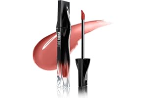 TIMEPHORIA STELLAR DUST LIP STAIN-Long Lasting, Waterproof and Transferproof Lip Tint, Glossy Finish Lip Gloss, Lightweight Lipstick, High Coverage, Stocking Stuffers For Teen Girls (01 CALYPTRA)