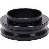 Allstar Performance Coil-Over Spring Spacer, 1 in Tall, 2.5 in Spring, Aluminum, Black Anodized, Universal, Each
