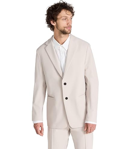Theory Men's Clinton Precision Ponte Blazer, Black, 36 at Amazon