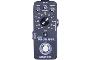 Mooer MDM Micro Drummer Digital Drum Machine Pedal
