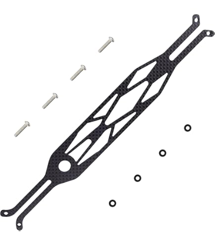 Carson 500530936 (For Tamiya) TT02/TT02S Carbon Fibre Upper Deck - Foto 3