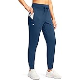 G GRADUAL Women's Joggers Pants with Zipper Pockets High Waisted Sweatpants Athletic Tapered Pants for Women Lounge Workout