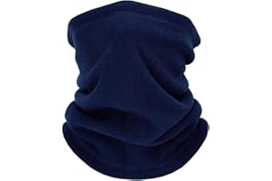 Supeniu Winter Neck Warmer, Polar Fleece Neck Gaiter Warm Face Cover, Cold Weather Ski Face Mask Windproof for Men and Women