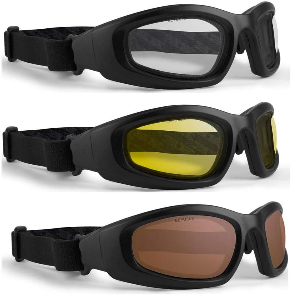 amber motorcycle goggles