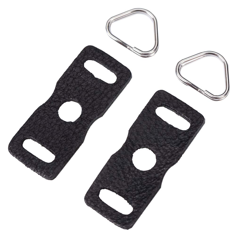 VKO Leather Protector Cover Pad Lug Ring Camera Strap Triangle Split Ring Hook for DSLR SLR Rangefinder Mirrorless Camera W/Round Eyelet