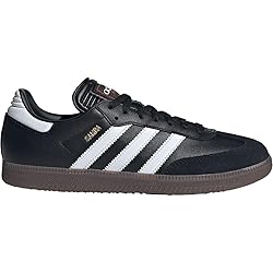 adidas Unisex-Adult Samba Indoor, Black/White/Vivid