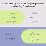 LAMY Safari Springgreen Fountain Pen EF Nib Ergonomic Grip T10 Blue Cartridge view 5
