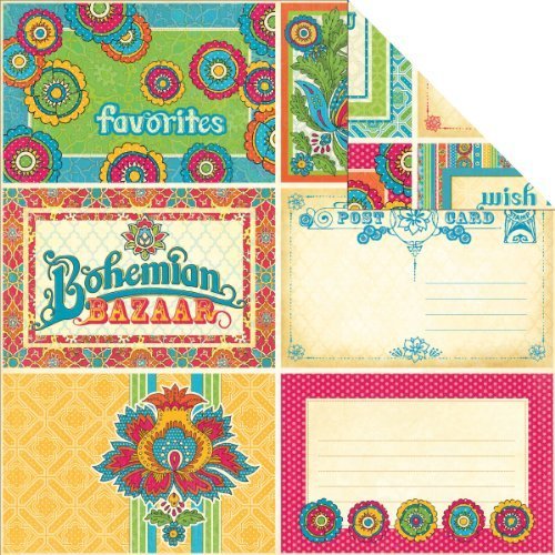 Graphic 45 Bohemian Bazaar Double-Sided Cardstock 12"X12"-Lap of Luxury