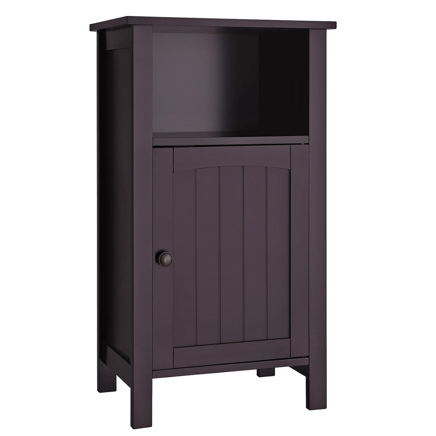 Best Mobile Wooden Nightstand With Cabinet And Shelf