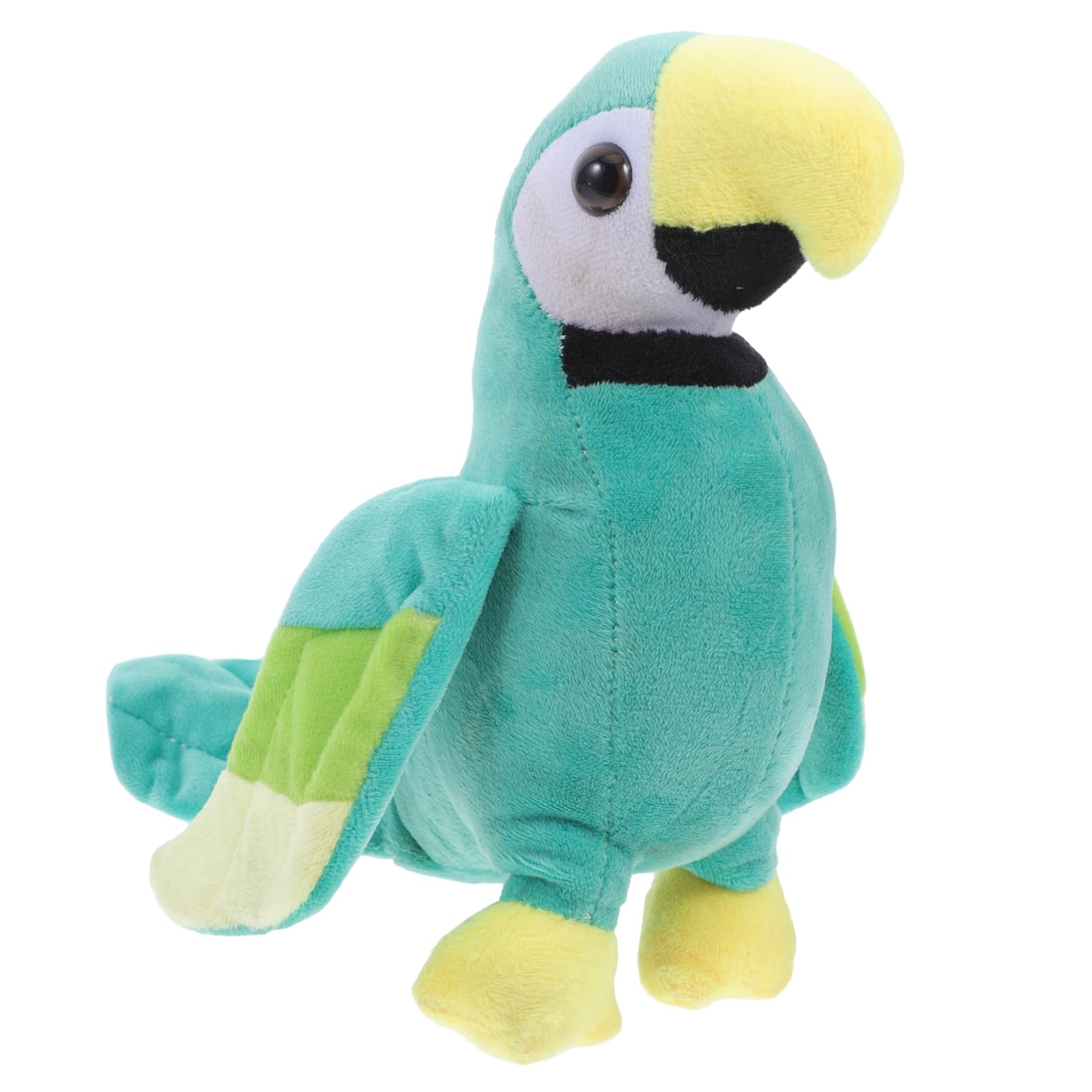 Gadpiparty 20cm Lifelike Green Macaw Plush Toy: Ultra-Soft Stuffed Animal Parrot with Realistic Details - Safe & Cuddly Gift for Kids, Boys & Girls