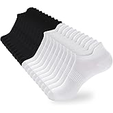 Varietyou Ankle Socks Women's and Mens - 6/10 Pairs Low Cut Tab & No Show Athletics Running Socks