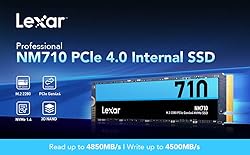 Lexar SSD M.2 2TB NM710 PCIe Gen4x4 NVMe