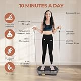 Panana Vibration Plate Exercise Machine 10 Programs 99 Levels 120kg view 2