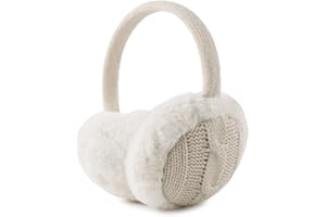 OMUKY Winter EarMuffs for Kids Toddler Knitted Ear Cover Plush Outdoor Children Cold Weather Ear Warmer