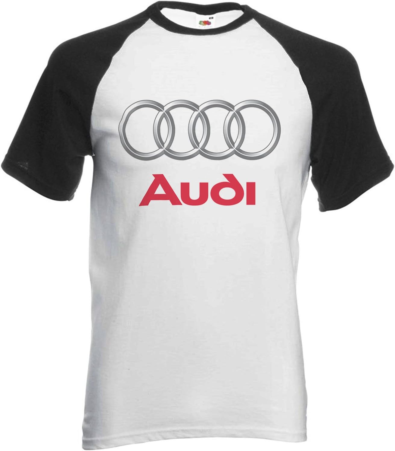 PatPat Store Audi Logo S Line R8 German Car Cool Novelty Black/White Men Women Unisex Short Sleeve Baseball T Shirt