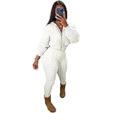 Nimsruc Knit Two Piece Outfits For Women Sweater Sets Matching Clothing