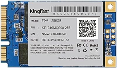 KingFast 256GB mSATA SSD Internal Solid State Drive 510MB/s Read MLC NAND
