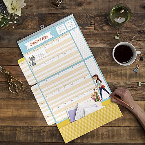 Orange Circle Studio 2020 Do It All Magnetic Wall Calendar, Moms Do It All - Thumbnail 5