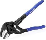 WORKPRO 250 mm Adjustable Pliers Wrench Dual Handle 50 mm Jaw Capacity
