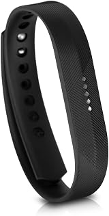 kwmobile TPU Watch Strap Set 3 for Fitbit Flex 2 Replacement Bands Black Blue view 2