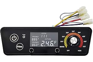 MARS CAMP Digital Thermostat Kit Control Board Replacement Parts Compatible with Pit Boss Wood Pellet Grills, with W/LCD Display