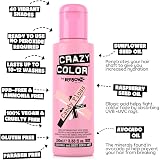 Crazy Color Candy Floss Semi-Permanent Hair Dye 100ml Pink Vegan view 4